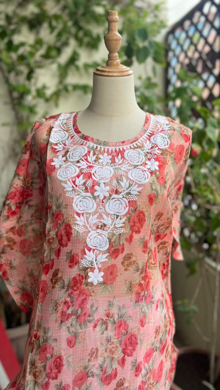 The Rosaline Kota Cotton Kurti