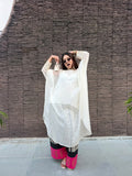 SHOKH — Mul Cotton Block-Print Kaftan Set
