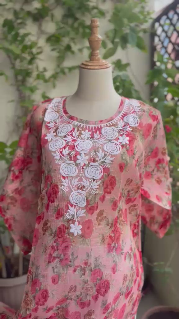 The Rosaline Kota Cotton Kurti